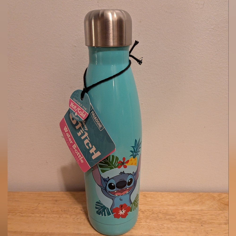 Disney Stitch Blue Water Bottle